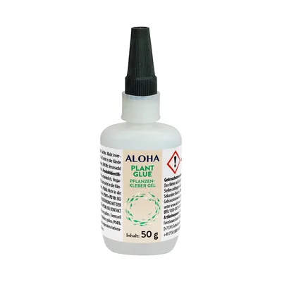 ALOHA Plant Glue, Pflanzenkleber Gel, 50 g Flasche